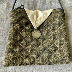 Boho handmade small cross-body bag
